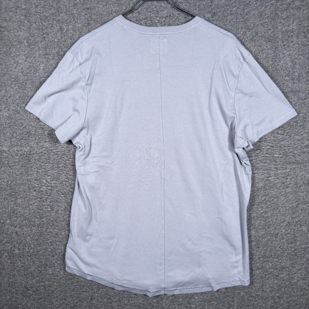 Cuts Shirt Mens XL Gray Pima Cotton Short Sleeve Crew Neck Casual Tee - Picture 7 of 8